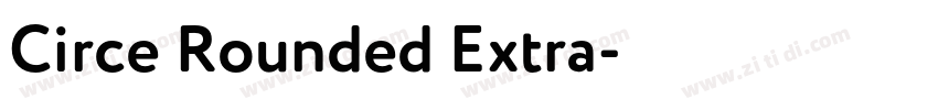 Circe Rounded Extra字体转换
